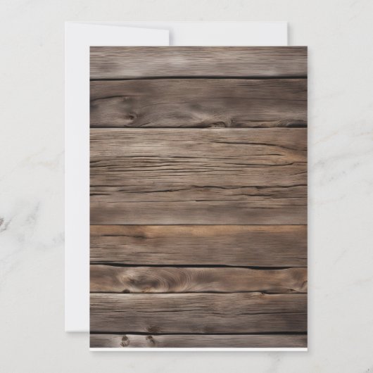 ウエスタンカウボーイブーツエレガントフローラメイスンジャー 招待状 (裏面)