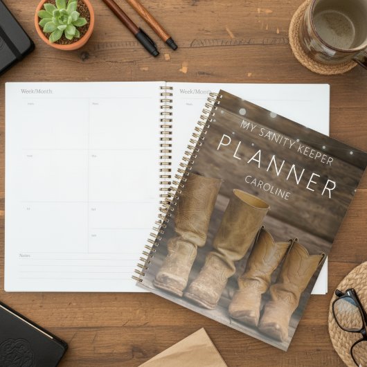 ウエスタンカウボーイブーツバ素朴ーン プランナー手帳