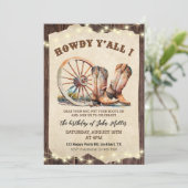 ウエスタンカウボーイブーツホームダウンハウディオール 招待状 (スタンド正面)