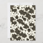 ウエスタンカウボーイベビーシャワー招待状 招待状 (裏面)