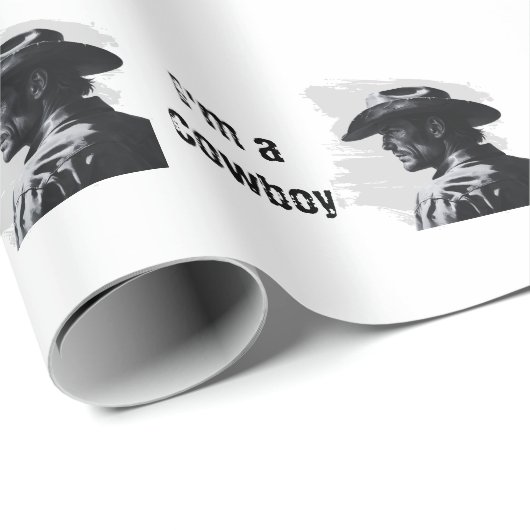 ウエスタンカウボーイラッピング紙 | 贈り物 ラッピングペーパー (ロールコーナー)