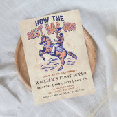 ウエスタンカウボーイロデオ誕生日最高のはどのように 招待状