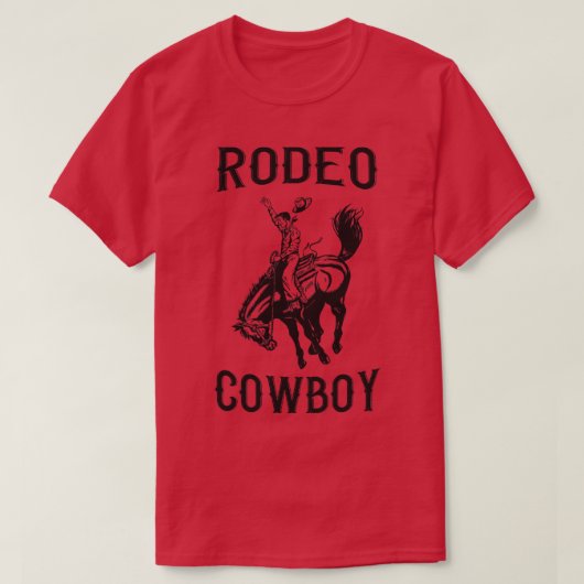 ウエスタンカウボーイロデオ Tシャツ (デザイン正面)