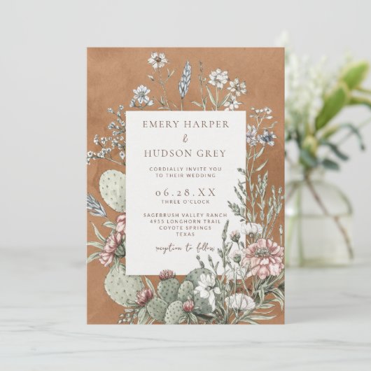 ウエスタンカウボーイヴィンテージサウスウェストフローラズ 招待状 (スタンド正面)