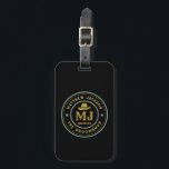 ウエスタンカウボーイヴィンテージモノグラム花婿介添人グロムスマン ラゲッジタグ<br><div class="desc">西パーソナライズされたカウボーイテーマとのgroomsmenと花婿介添人のための贈り物。西飾フォントのカウボーイハット文字と色は、デザインツールを使用して大事な行事に合わせて編集可能。のカスタマイズ贈り物、結婚バチュラーパーティ、婚約パーティ、またはその他の特別な機会のためのこのギフト。</div>