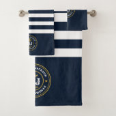 ウエスタンカウボーイヴィンテージ金ゴールドモノグラムグロムスマン バスタオルセット (インサイチュ)