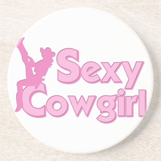 ウエスタンカウボーイ女性のカーボーイホースバーンロデオコースター コースター (正面)