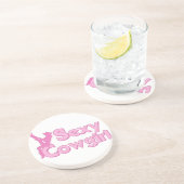 ウエスタンカウボーイ女性のカーボーイホースバーンロデオコースター コースター (側面)