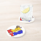 ウエスタンカウボーイ女性のカーボーイホースバーンロデオコースター コースター (側面)