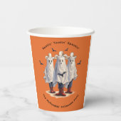 ウエスタンカウボーイ幽霊テーマ不気味ハローウィンパーティ 紙コップ (裏面)