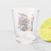 ウエスタンカウボーイ料理オンBBQピットカスタム ショットグラス (裏面)