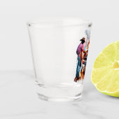ウエスタンカウボーイ料理オンBBQピットカスタム ショットグラス (左)