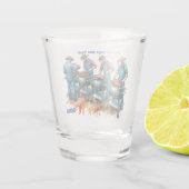 ウエスタンカウボーイ料理オンBBQピットカスタム ショットグラス (裏面)