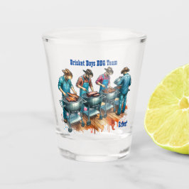 ウエスタンカウボーイ料理オンBBQピットカスタム ショットグラス