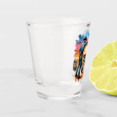 ウエスタンカウボーイ料理オンBBQピットカスタム ショットグラス (左)