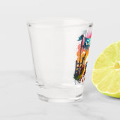 ウエスタンカウボーイBBQクックオフカスタム ショットグラス (左)