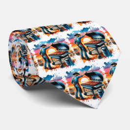 ウエスタンカウボーイBBQピットと調理師 ネクタイ