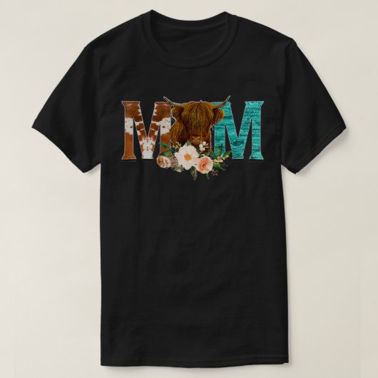 ウエスタンカウママ Tシャツ (デザイン正面)