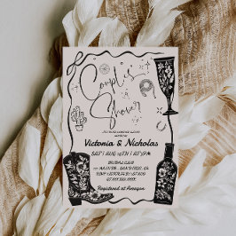 ウエスタンカップルズブライダルシャワー 招待状