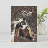 ウエスタンカントリーカウボーイホースブライダルシャワー 招待状 (スタンド正面)
