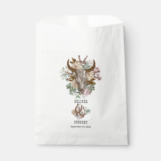 ウエスタンカントリーカウボーイボホカウウスカル結婚ズ フェイバーバッグ (正面)