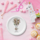 ウエスタンカントリーカウボーイボホカウウスカル結婚ズ ペーパープレート (パーティー)