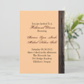 ウエスタンカントリーバーン結婚のリハーサルディナー 招待状 (スタンド正面)