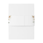 ウエスタンカントリーフローラ結婚式招待状 招待状ベリーバンド (裏面例)