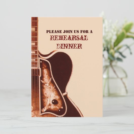 ウエスタンカントリーリハーサルディナー招待状 招待状 (スタンド正面)