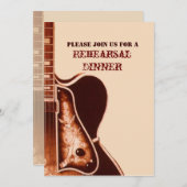 ウエスタンカントリーリハーサルディナー招待状 招待状 (正面/裏面)