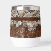 ウエスタンカントリーレザーnレースイニシャル名 (背面)