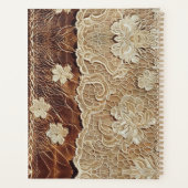 ウエスタンカントリーレザーnレースイニシャル プランナー手帳 (裏面)