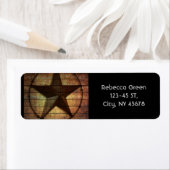 ウエスタンカントリー初期のンウッドテキサス州スター ラベル (インサイチュ)