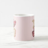 ウエスタンカントリーXoxo |ハグとキス コーヒーマグカップ (中央)