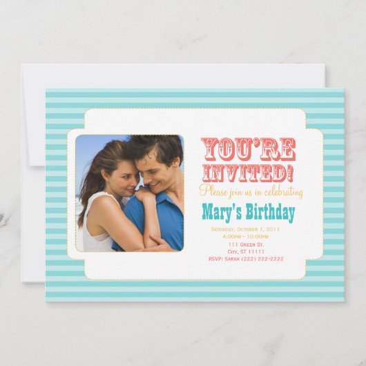 ウエスタンカーニバル-パーソナルフォト招待状- BC 招待状 (正面)