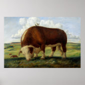 ウエスタンキャトルヴィンテージファームハ絵画ウス ポスター (正面)