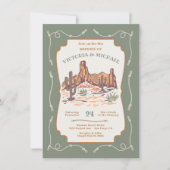 ウエスタンキャニオンデザートカボス結婚ズ 招待状 (正面)