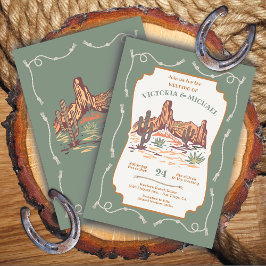 ウエスタンキャニオンデザートカボス結婚ズ 招待状