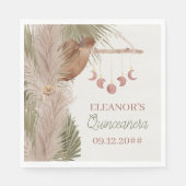 ウエスタンキンセアナラボホ素朴パンパスグラス スタンダードランチョンナプキン (正面)