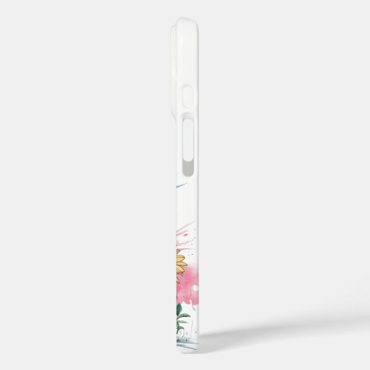 ウエスタンギターデイジーひまわりパーソナライズされた Case-Mate iPhoneケース (裏面 / 左)