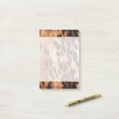 ウエスタンクリームブラウンコウィド ポストイット (デスク上)