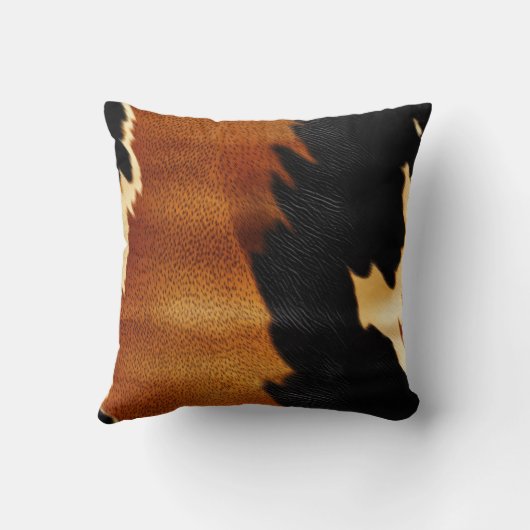 ウエスタンクリームブラウンブラックコウィド クッション (裏面)