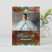 ウエスタングラッド招待状ブルーブラウンスター 招待状 (スタンド正面)