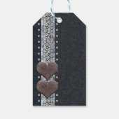 ウエスタングラムブラックレザー&ダイヤモンドきらきら光るの恩恵 ギフトタグ (裏面)