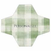 ウエスタングリーンクリームプレイドストライプ サッカーボール (フラット)