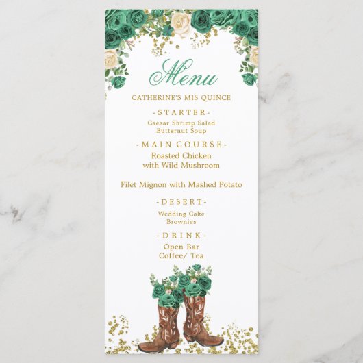 ウエスタングリーンハンターシャーラミクインメニュー メニュー (正面)