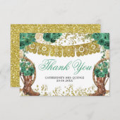 ウエスタングリーンハンターチャラサンキューカード サンキューカード (正面/裏面)