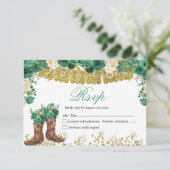 ウエスタングリーンハンターチャラミクリンRSVPカード 出欠カード (スタンド正面)