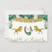 ウエスタングリーンハンターチャラミクリンRSVPカード 出欠カード (裏面)