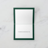 ウエスタングリーンバラチャラキンセアニェラサンキュー 招待状 (内部)